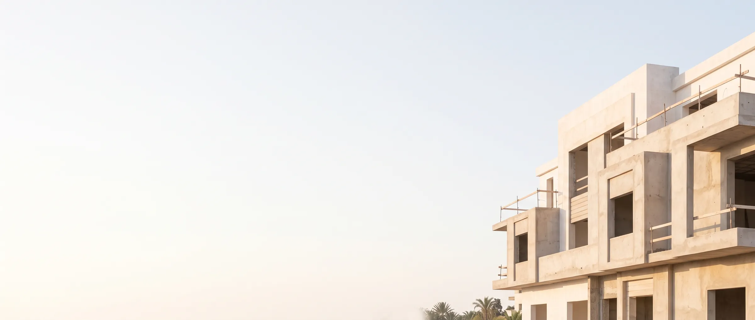 Villa en chantier au Maroc, prête pour les travaux de rénovation
